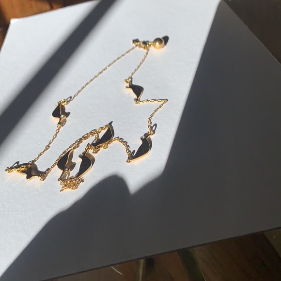 KATE SPADE • Gold Piper Bird Long Necklace - Picture 9 of 9